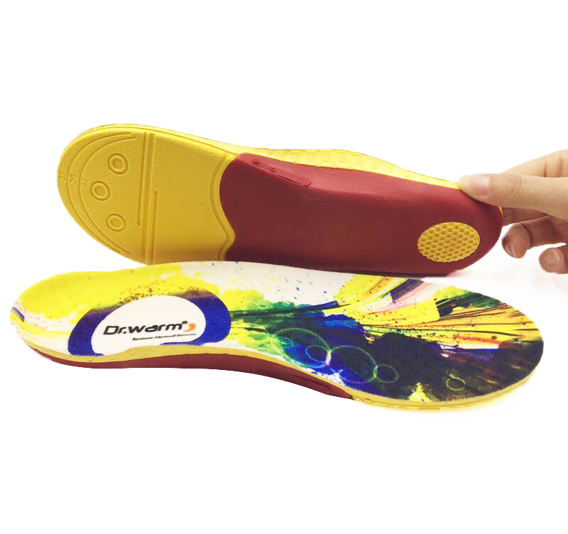 warm heated bluetooth insoles warmer with cotton for winter-2
