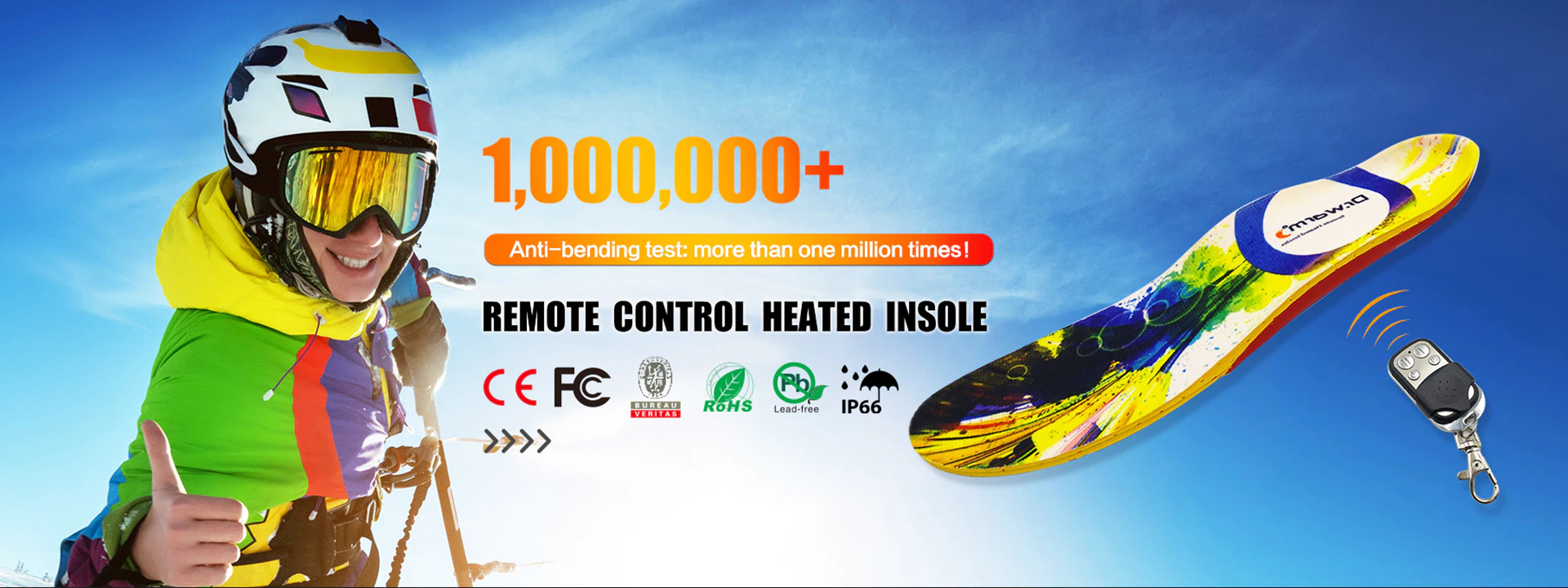 Dr. Warm control the best heated insoles lasts for 3-7hours for ice house