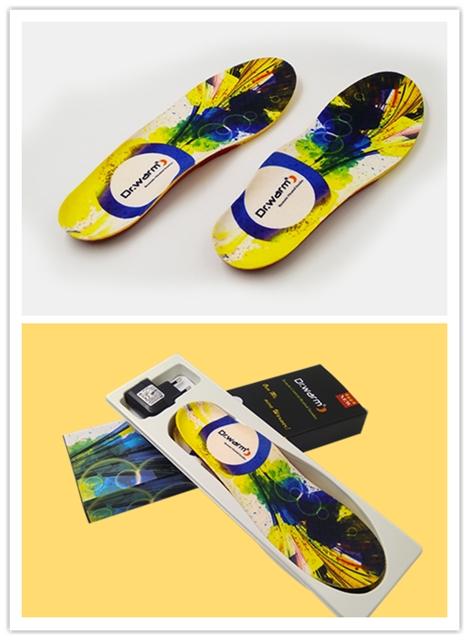 shoes smartphone foot battery heated insoles S-King Brand