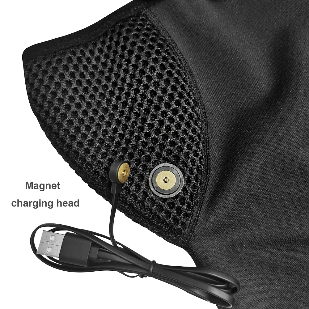 Heated Headgear Scarf Outdoor Windproof Thick Warm Riding Mask