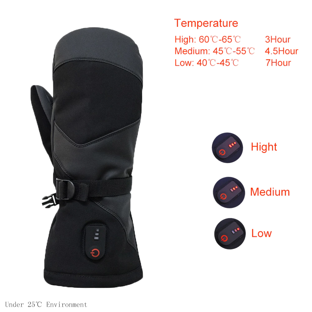 Dr. Warm sensitive heated winter gloves improves blood circulation for ice house