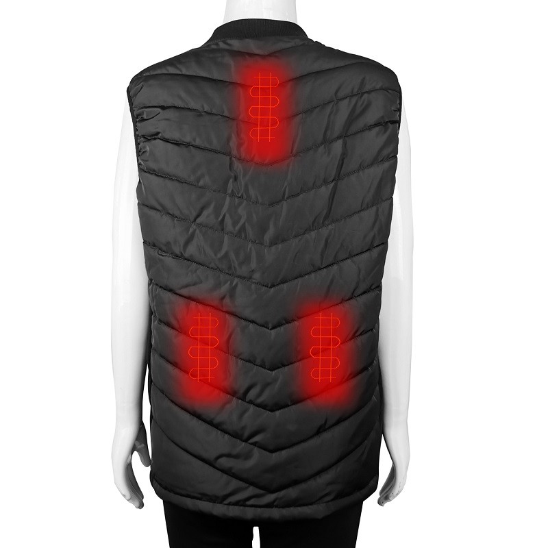 Dr. Warm healthy electric heated vest with prined pattern for home