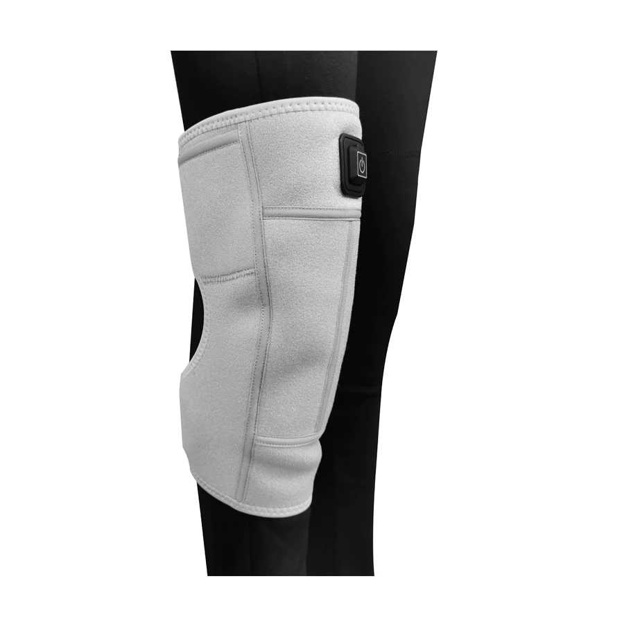 Electric Heated Knee Brace, Wrap Support Heating Pad Arthritis Pain Knee Massager Heating Knee Brace