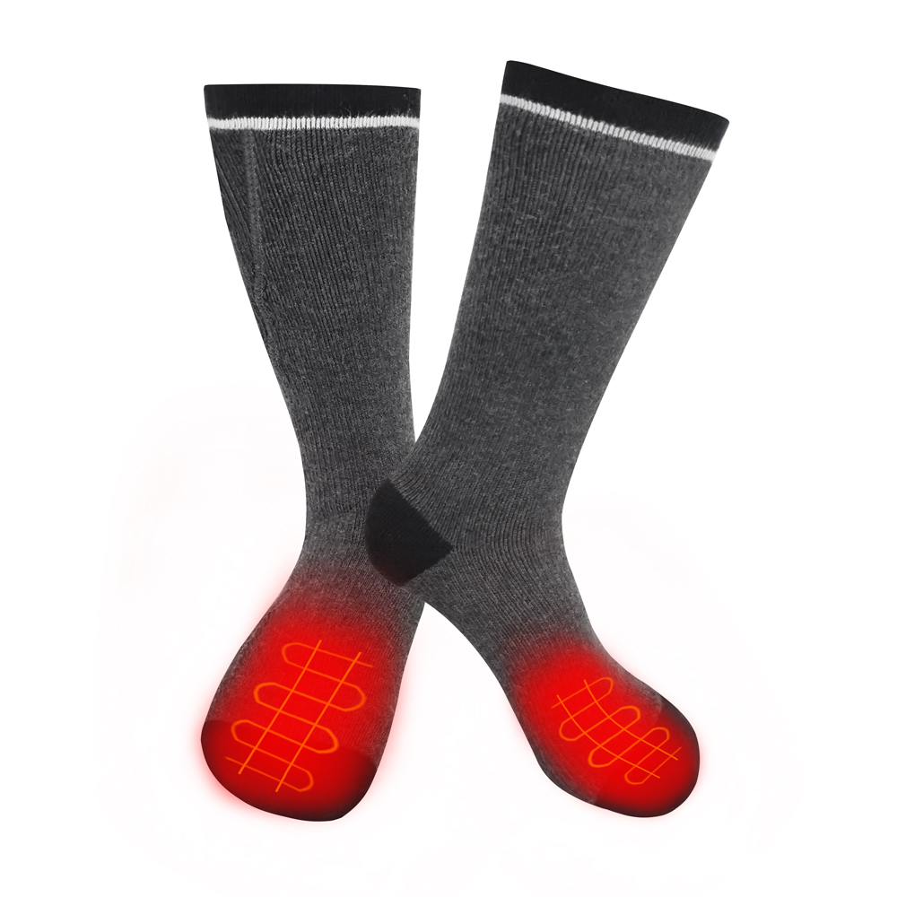 Dr. Warm cotton rechargeable heated socks keep you warm all day for outdoor-5