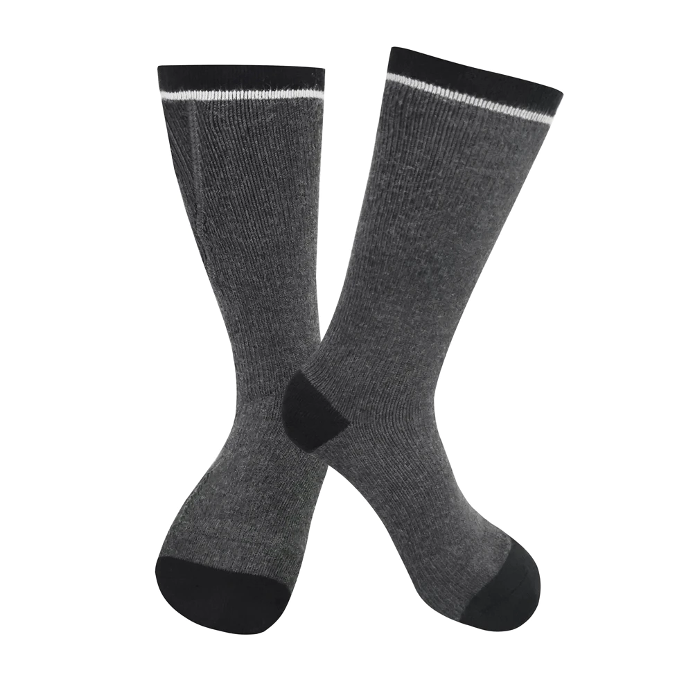 Dr. Warm cotton rechargeable heated socks keep you warm all day for outdoor