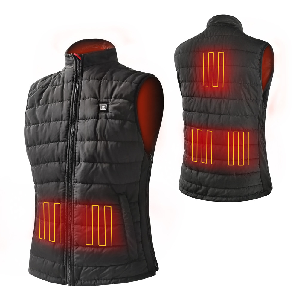 grid heated safety jacket sports with heel cushion design for home