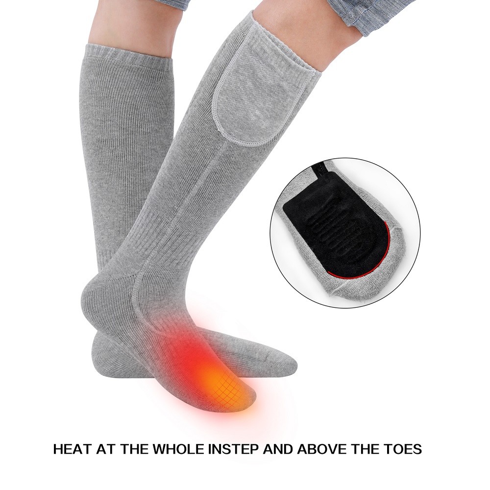 cotton best electric socks soft keep you warm all day for outdoor
