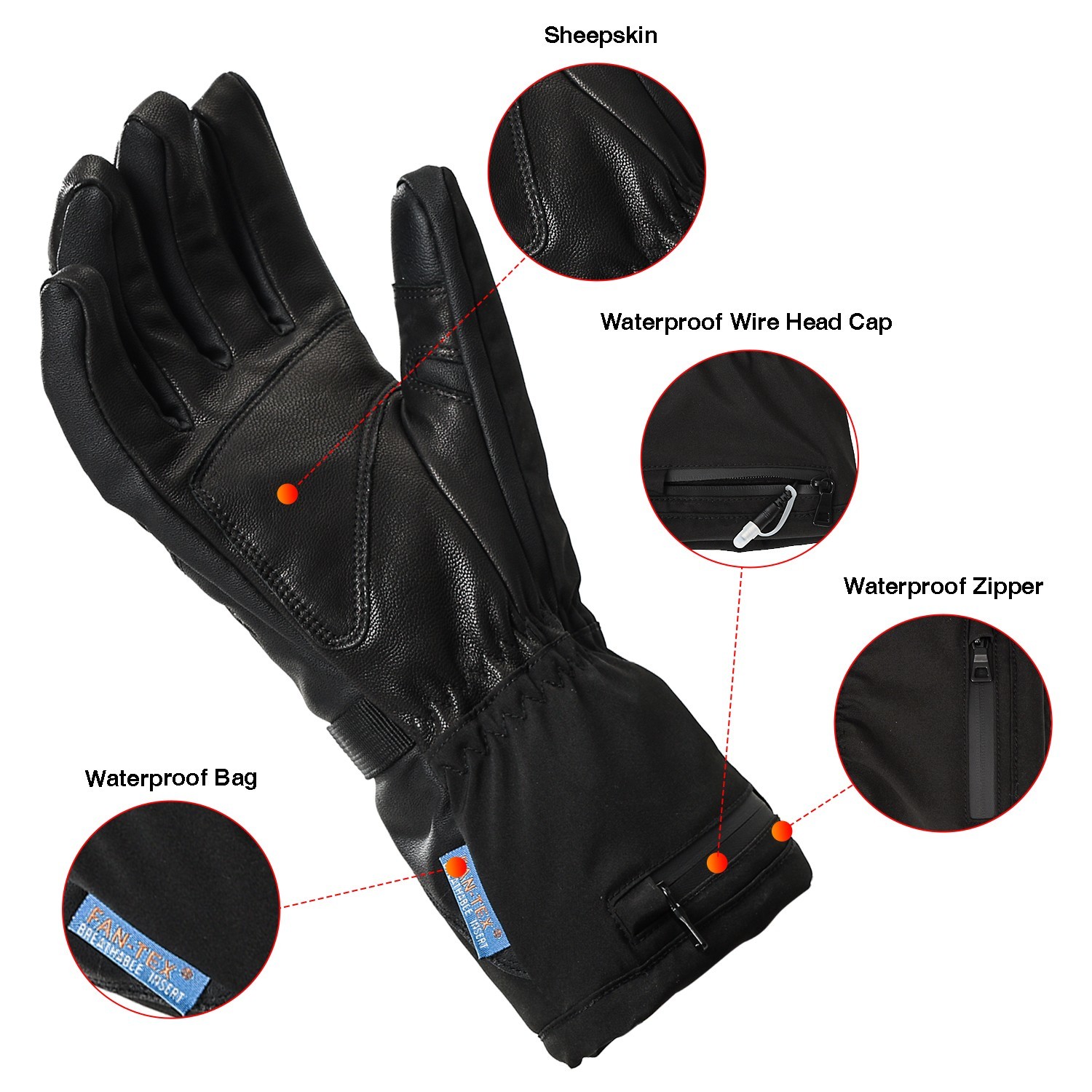 Dr. Warm suitable battery gloves for indoor use