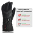 high quality battery heated gloves uk riding with prined pattern for outdoor