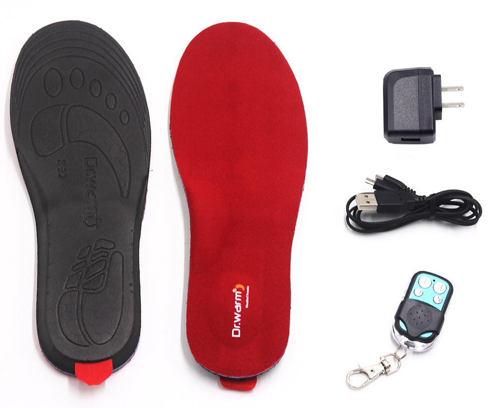 Heated Warm Heating Shoe Rechargeable Thermal Insole Remote Control Foot Warming 