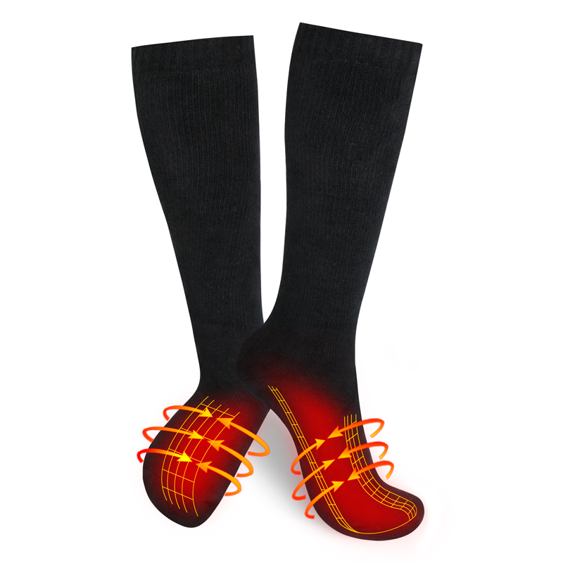 Details about   MMlove Electric Heated Socks Rechargeable Battery Thermal Socks Winter Foot Warm 
