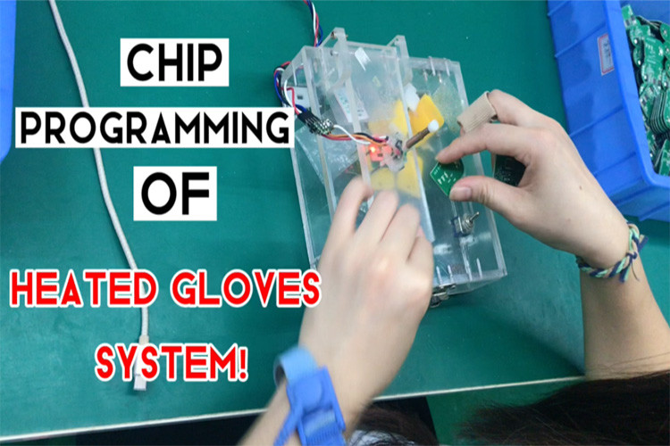 Chip Programming for Heated Gloves System in Progress