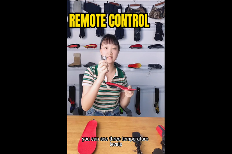 New Remote Control R6 Heated Insoles