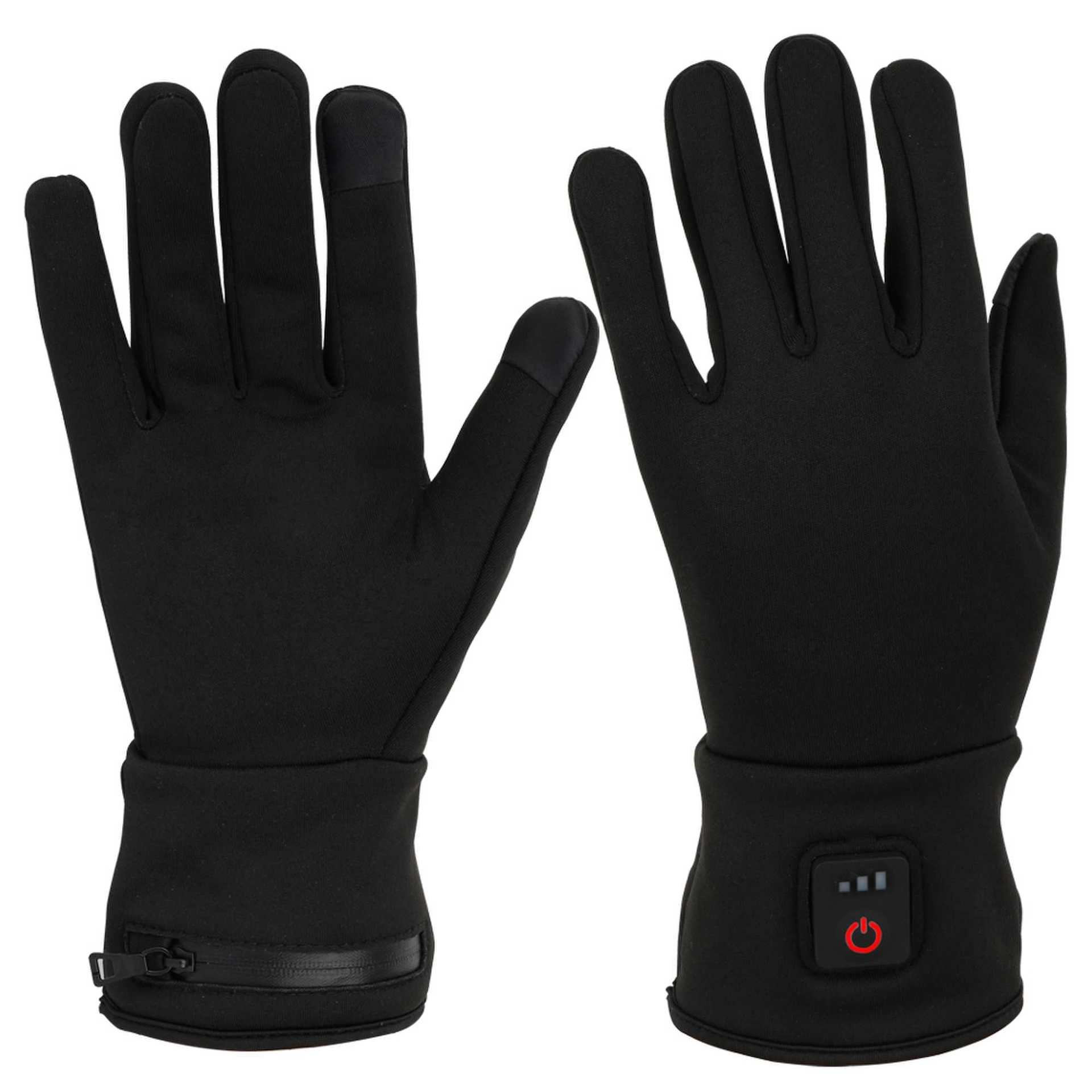 Touch screen Electric Battery Powered Heated Riding Gloves fingertips Ski Heated Gloves