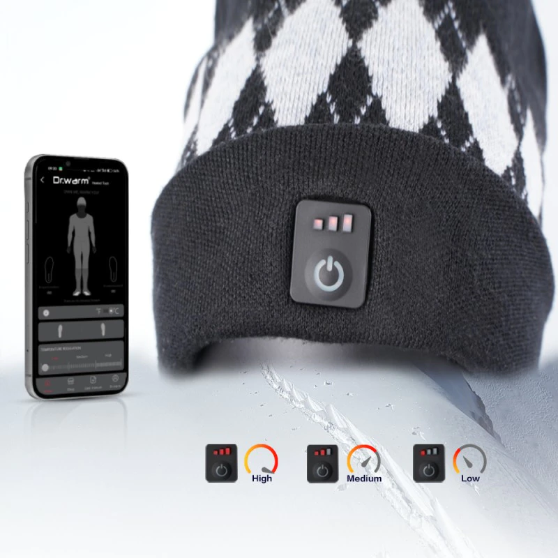 New Design Thermal Heated Hat Rechargeable Comfort Electric Winter Hats