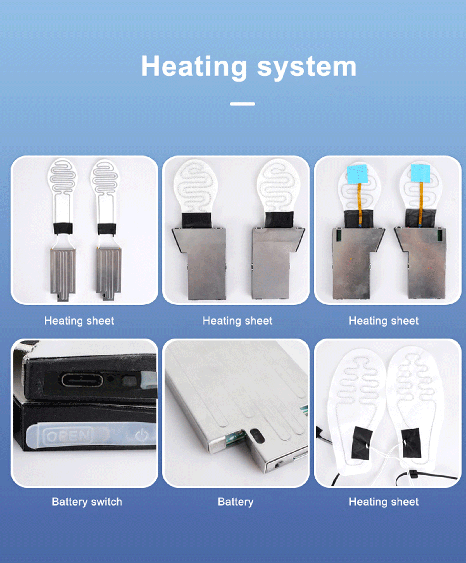 product-S-King-Heated insole foot warmer Electric Drwarm R3 USB rechargeable remote control-img-1