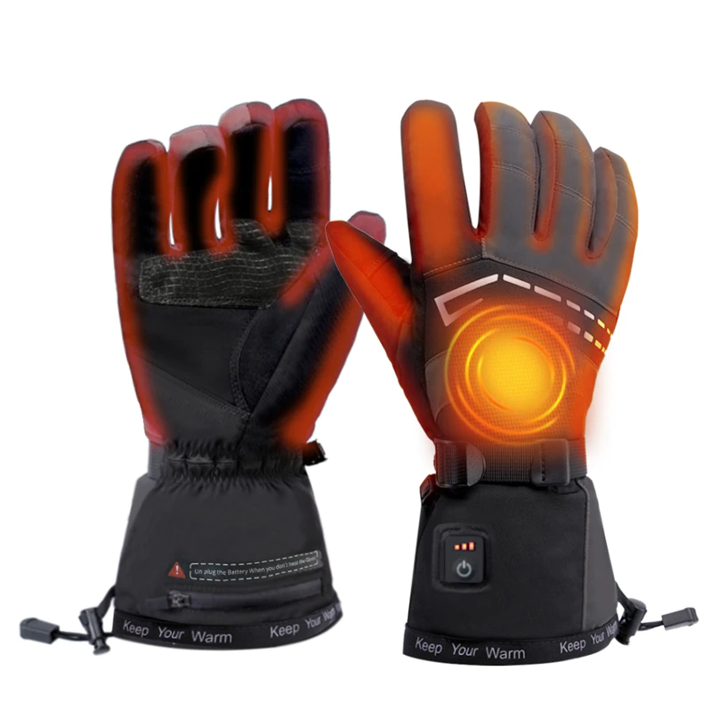 Factory Price Electric Battery Heated Gloves for Men and Women Touchscreen Non-Slip Heated Ski Gloves