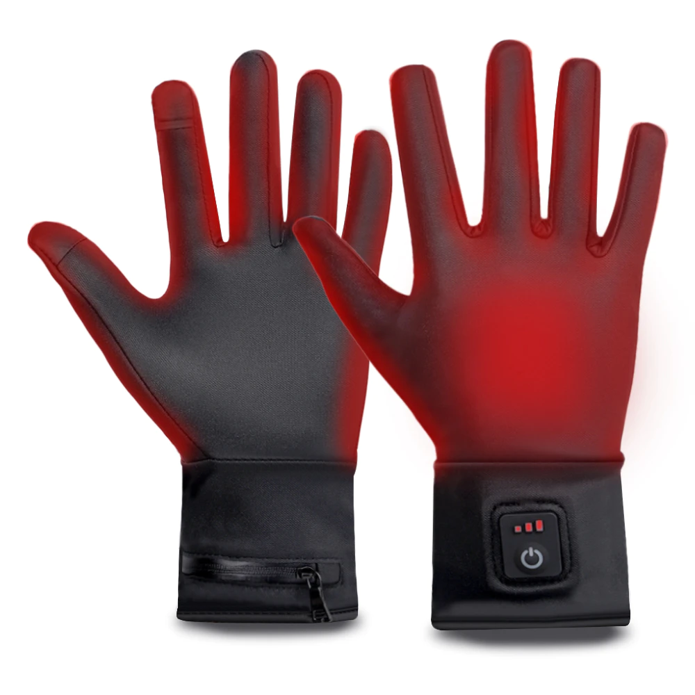 Manufacturer Price Winter Hand Warmer Glove Skating Ski Lithium Battery Electric Heated Gloves