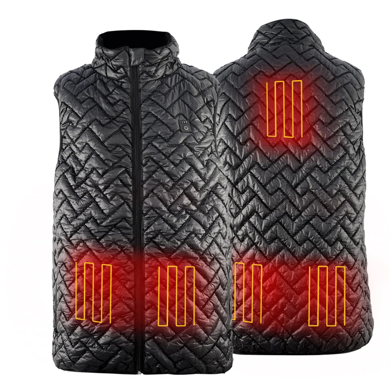 Outdoor Heated Vest Heating Waistcoat Thermal Warm Cloth Winter  Heated Vest