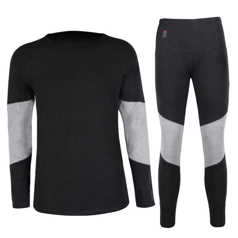 Heated Underwear for Man Women Long Johns Base Layer Cold Weather Heated Thermo Underwear