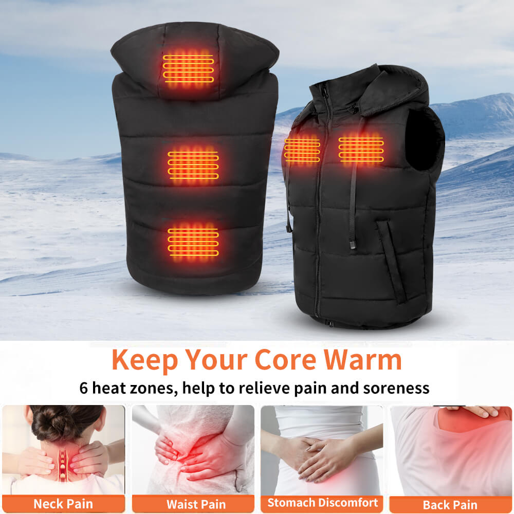 Best Quality Wholesale Unisex Battery Operated Heated Vest for men and women
