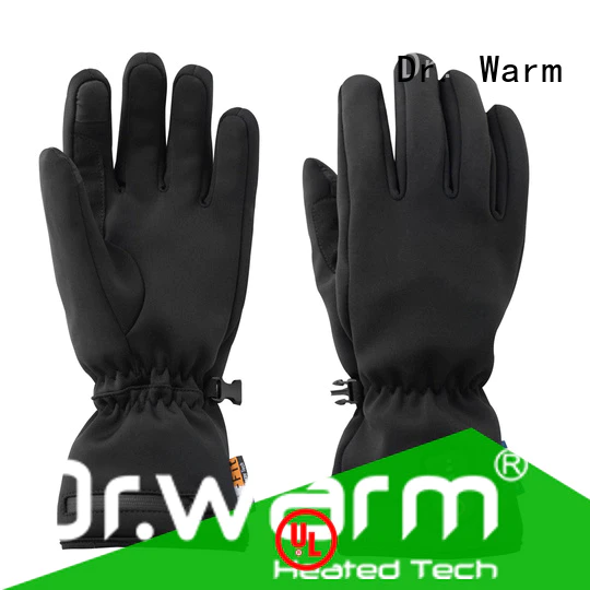 high quality heated winter gloves sensitive with prined pattern for indoor use