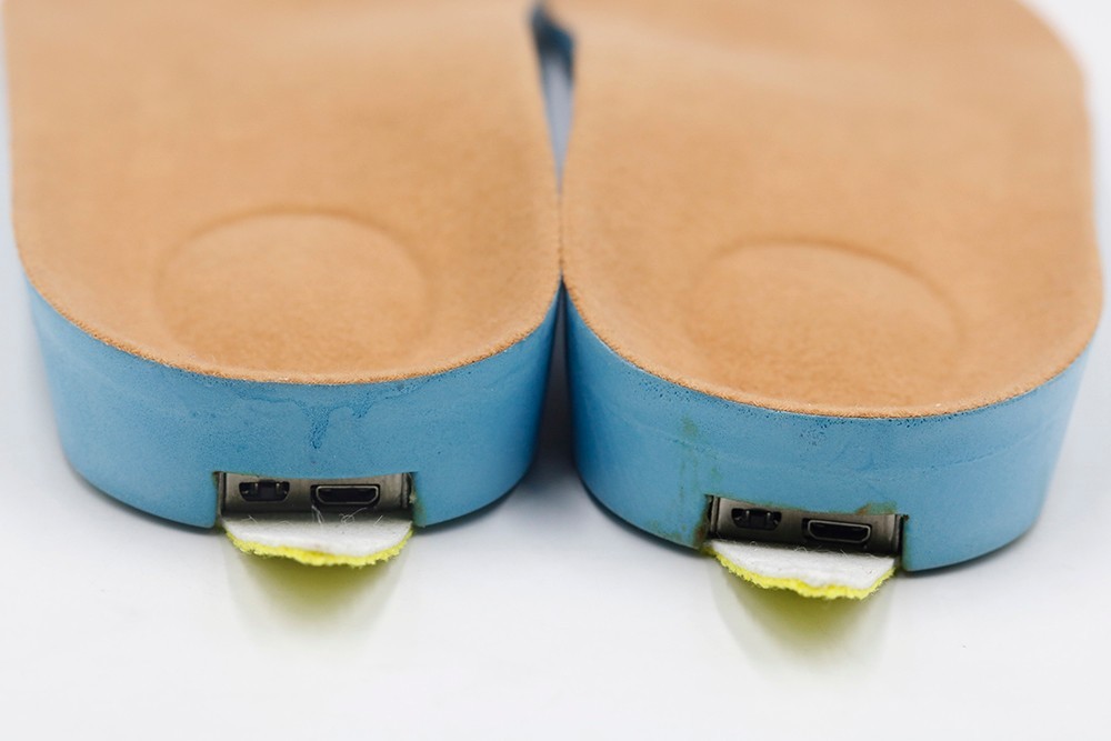 control battery powered insoles sailing with cotton for winter
