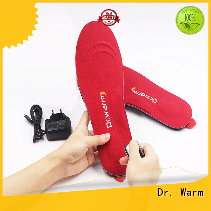 hunting rechargeable Dr. Warm Brand heat moldable insoles factory