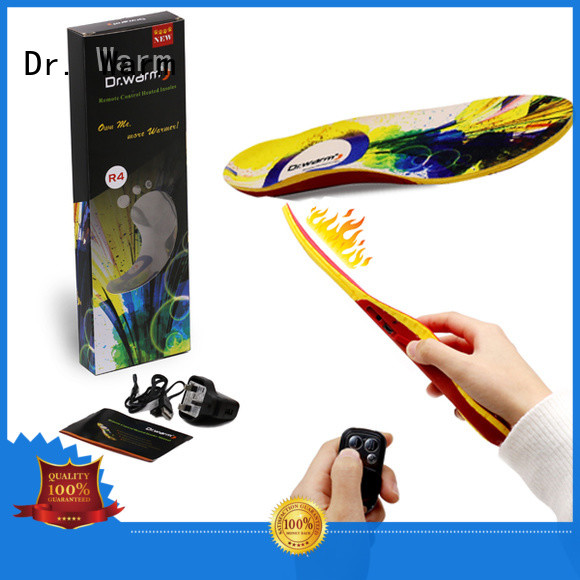 fishing bluetooth rechargeable Dr. Warm Brand heat moldable insoles manufacture