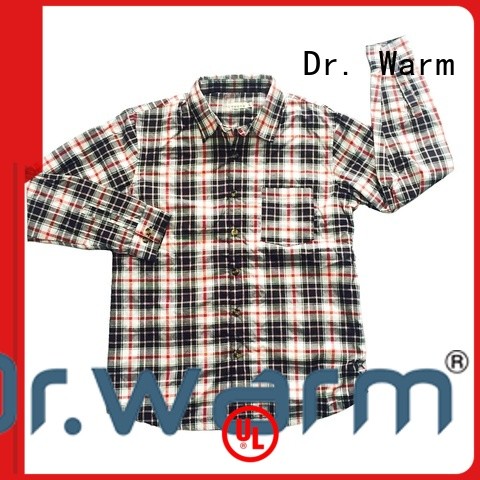 Dr. Warm grid cheap heated jacket with shock absorption for home