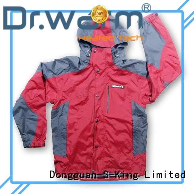 universal heated hooded jacket jackets with arch support design for outdoor