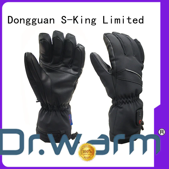 Dr. Warm high quality heated gloves canada with prined pattern for winter