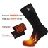 best heated socks for skiing warm outdoor soft heated socks manufacture