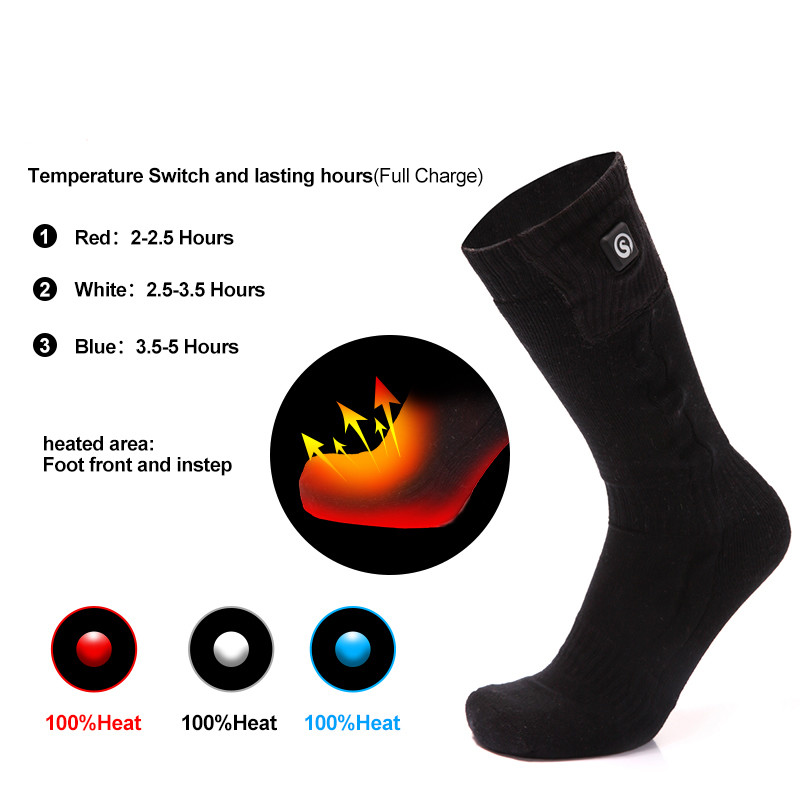 Hot heated socks winter Dr. Warm Brand