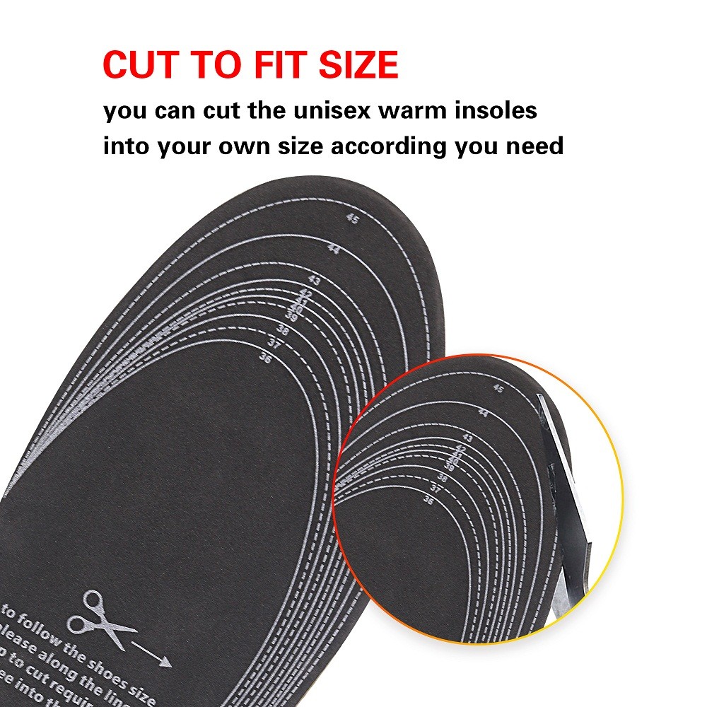 wire best heated insoles biking suit your foot shape for home-9