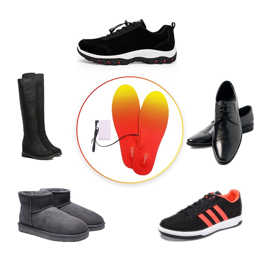 Dr. Warm rechargeable heated sole fit to most shoes for winter