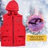 Heated vest fishing hunting riding winter use health care back&breast heating area smart control female warming clothing