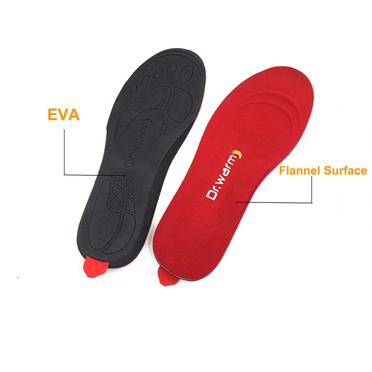 Dr. Warm control heated bluetooth insoles suit your foot shape for indoor use