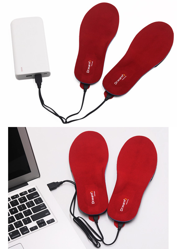 Dr. Warm control heated bluetooth insoles suit your foot shape for indoor use