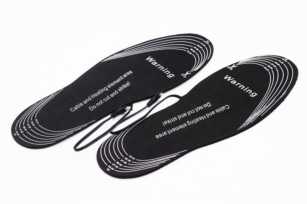 rechargeable battery operated insoles sailing with cotton for outdoor-2