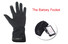 high quality battery operated gloves warm with prined pattern for winter