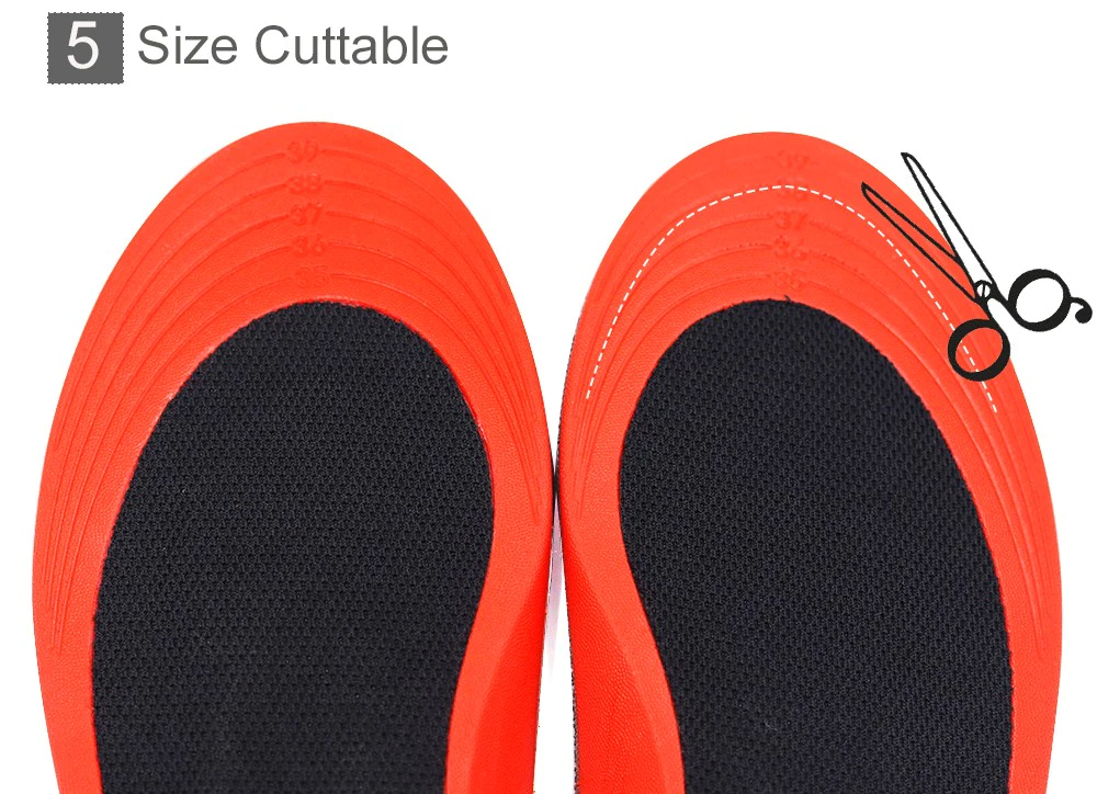rechargeable heated insoles bluetooth warm with cotton for indoor use