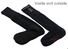 heated rechargeable heated socks winter with prined pattern for winter