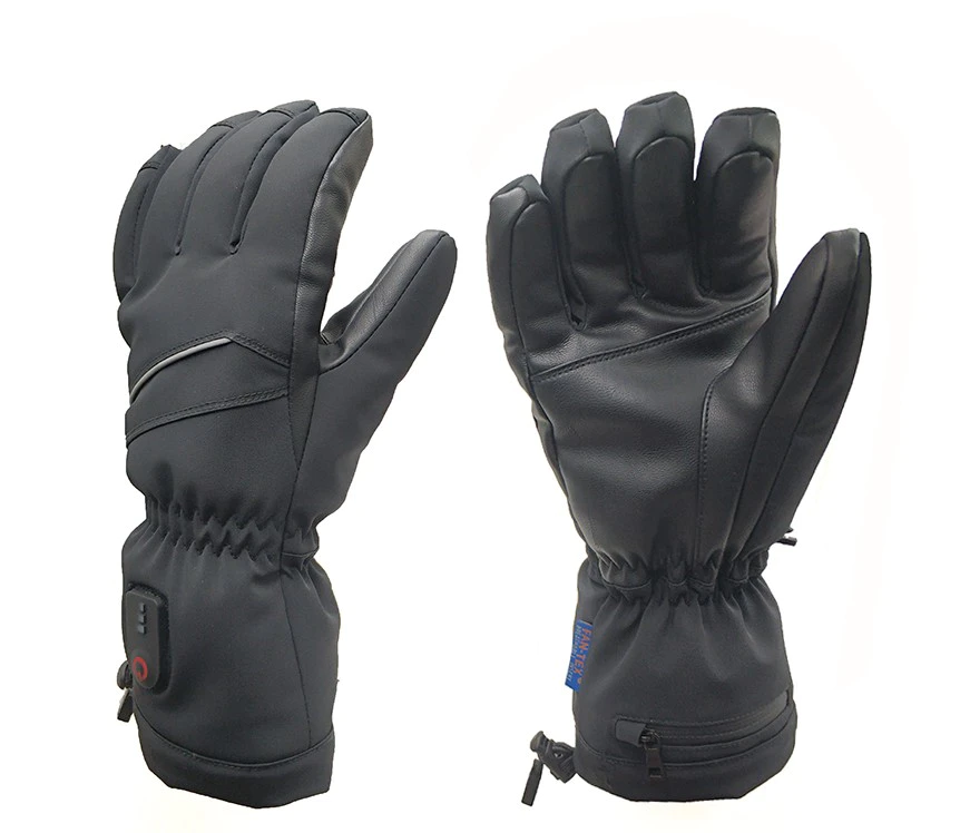 Dr. Warm online electrical hand gloves with prined pattern for winter