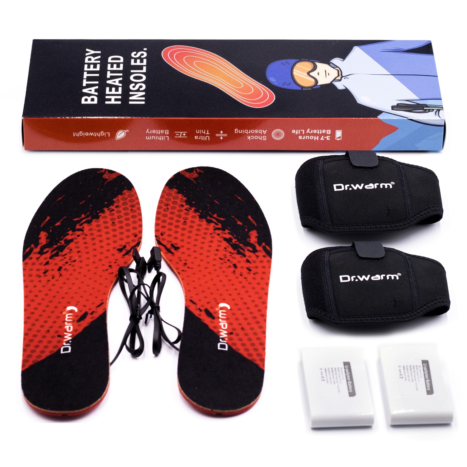 Dr. Warm heated foot insoles-22