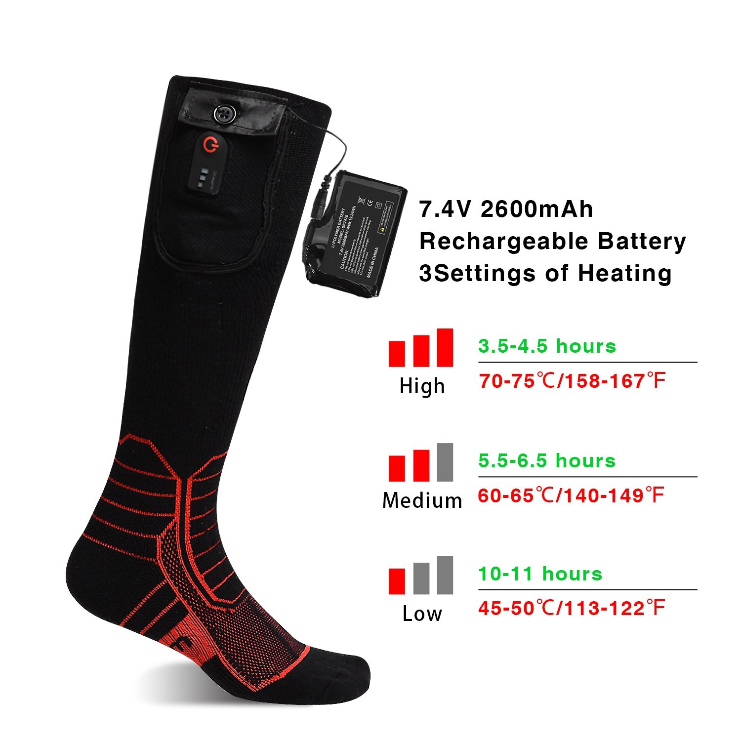 Dr. Warm heated heated socks for outdoor