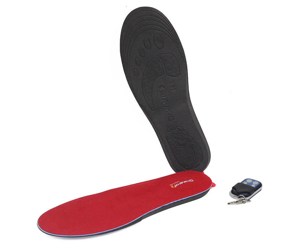 Heated Insoles foot warmer Electric R3 USB rechargeable remote control for biking/golfing/sailing