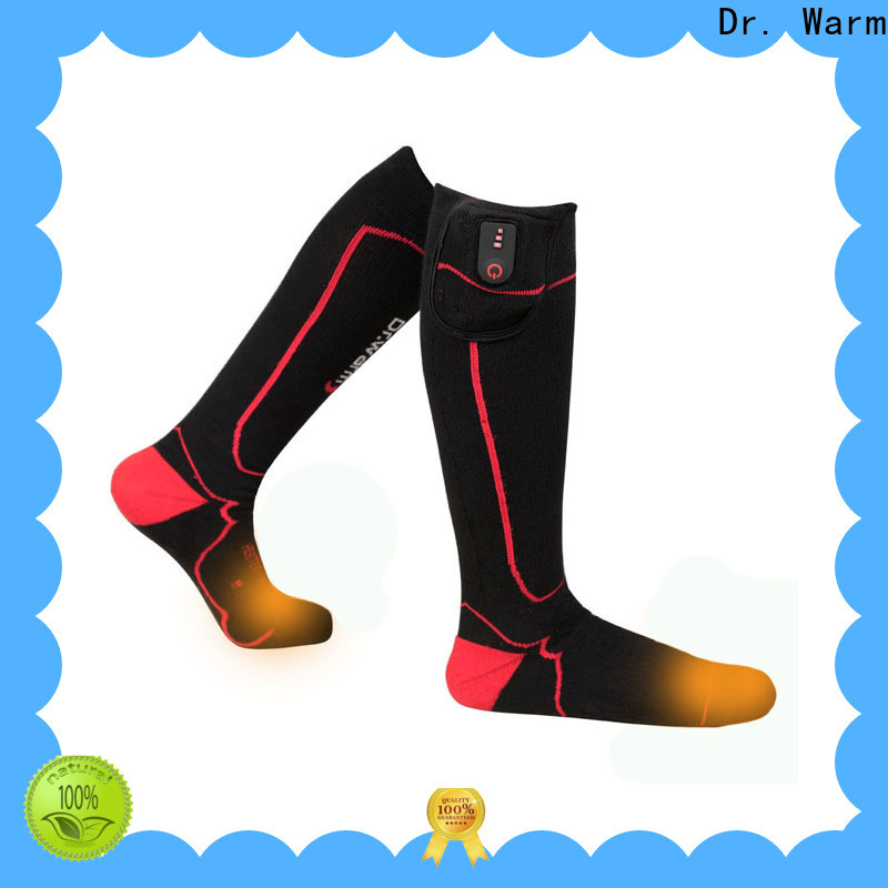 Dr. Warm cotton rechargeable battery heated socks improves blood circulation for outdoor