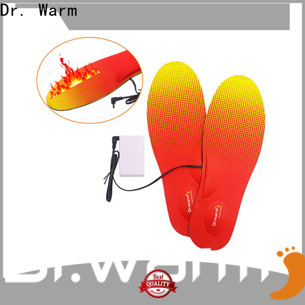 rechargeable electric heated shoe insoles skiing with cotton for indoor use
