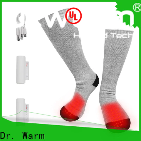Dr. Warm soft rechargeable electric socks keep you warm all day for winter